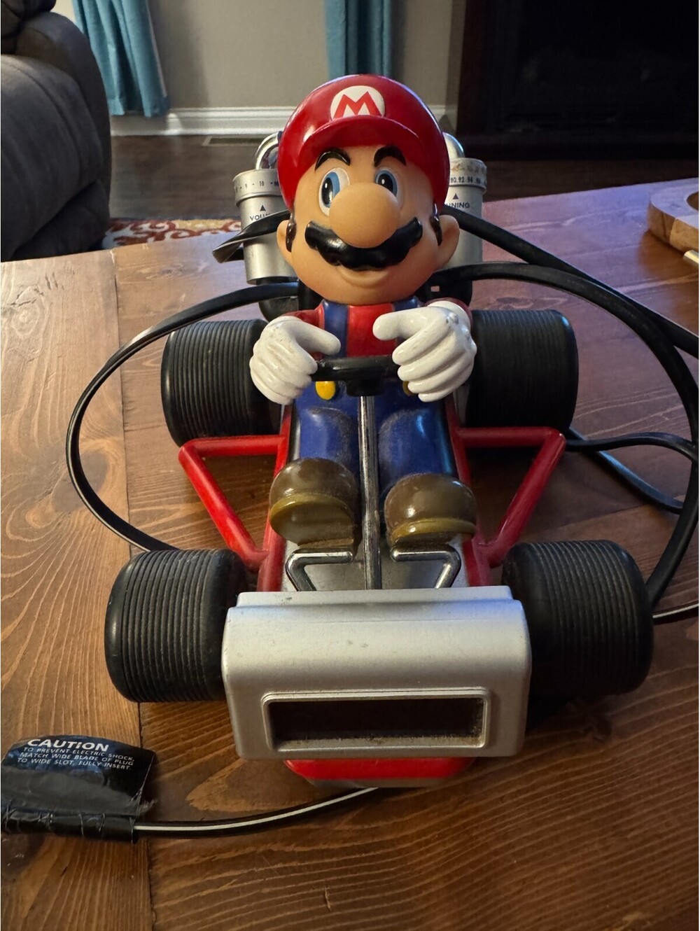 Vintage Nintendo Mario Kart 64 Alarm Clock Radio Read Desc - Needs Radio Antenna